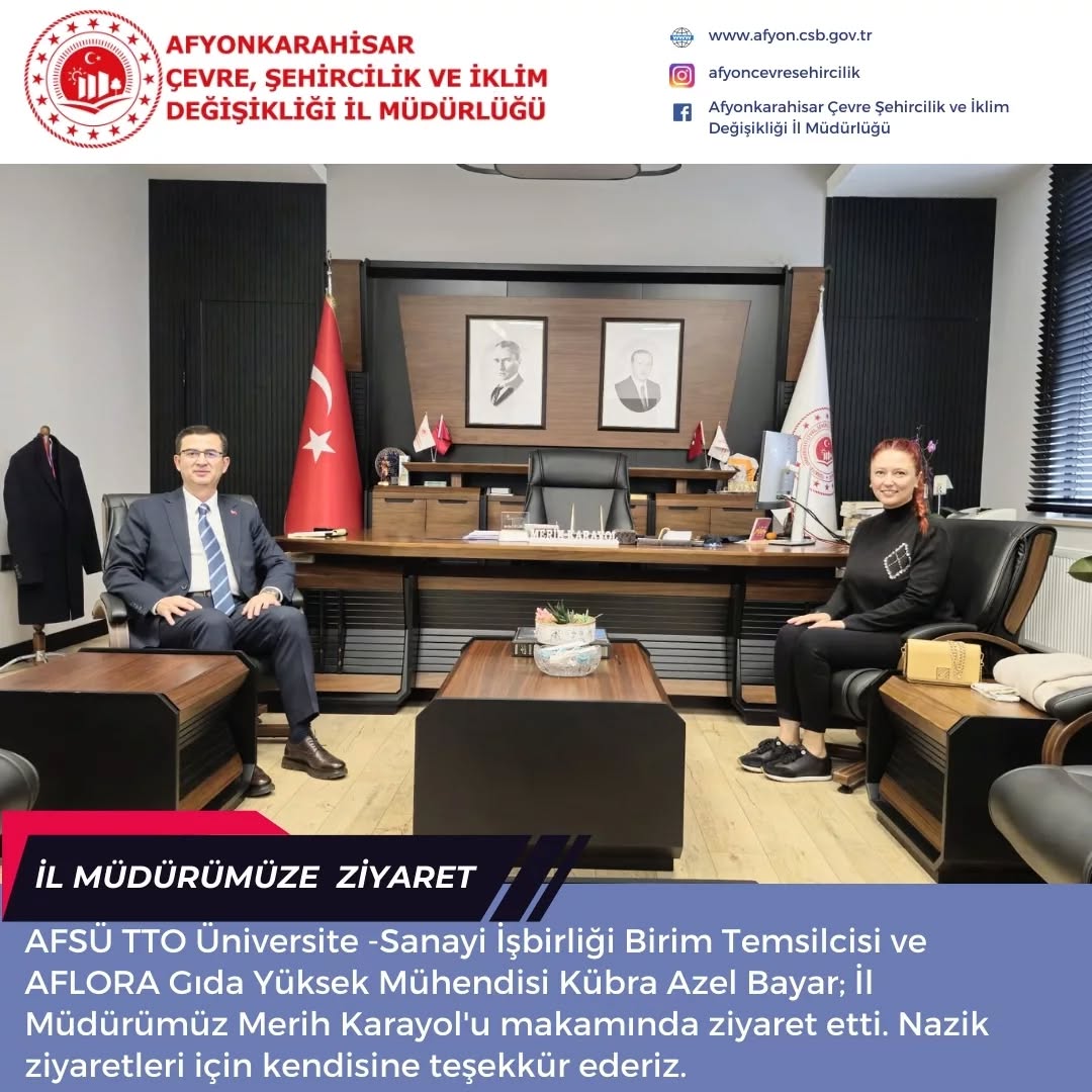 Afyonkarahisar Çevre Şehircilik ve İklim Değişikliği İl Müdürlüğü