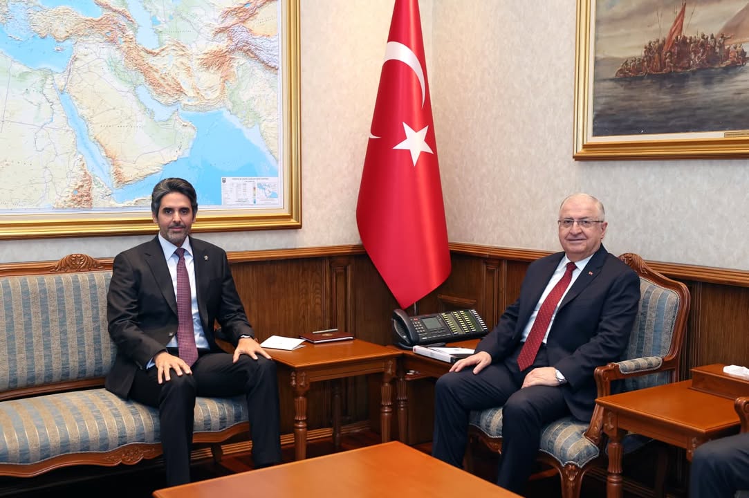 Millî Savunma Bakanı Yaşar Güler, Katar Büyükelçisi Faisal bin Abdullah Al-Henzab'ı Kabul Etti